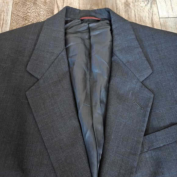 Hart Schaffner Marx Softly Tailored Blazer Dillards Wool Suit Jacket Size 41R - Picture 4 of 16